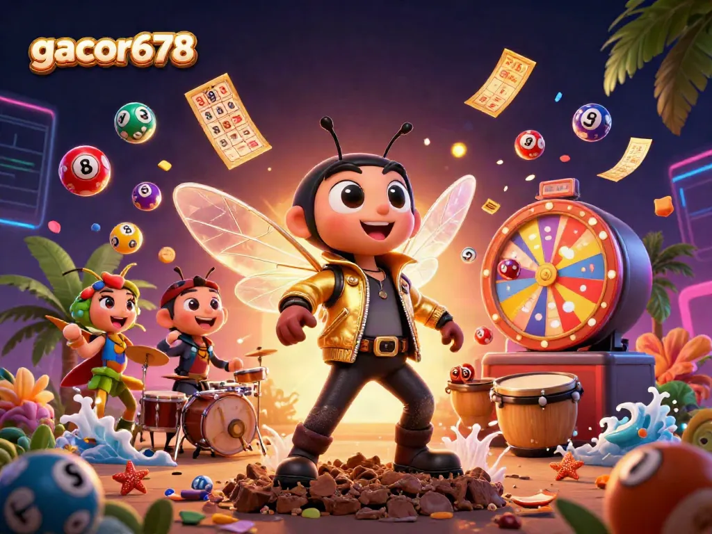 Engage in thrilling lottery games with gacor678 as a rock star raises the excitement!
