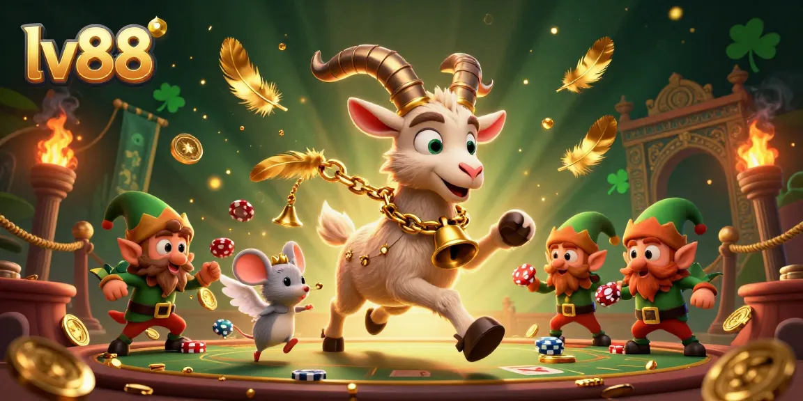 Win big at lv88’s chaotic casino with Krampus, angel mouse, and mischievous elves.