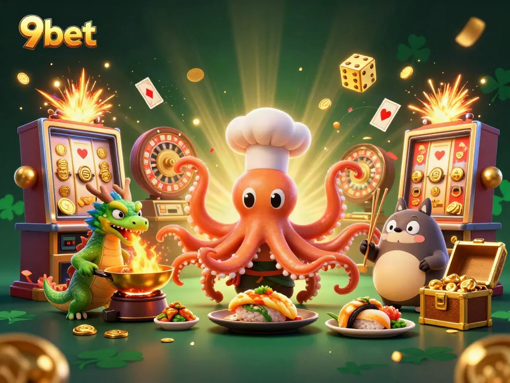 Win big with 9bet through an exciting live casino experience featuring vibrant characters and engaging games.