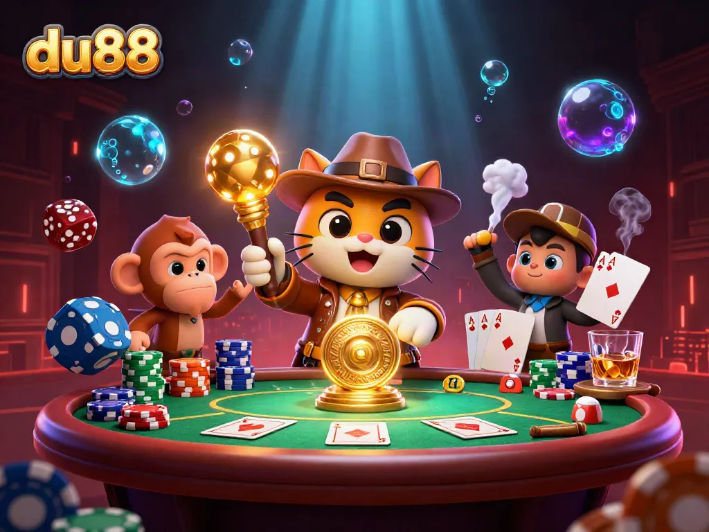 Engage in thrilling gameplay with du88 as the cat archaeologist uncovers treasures in a vibrant casino.