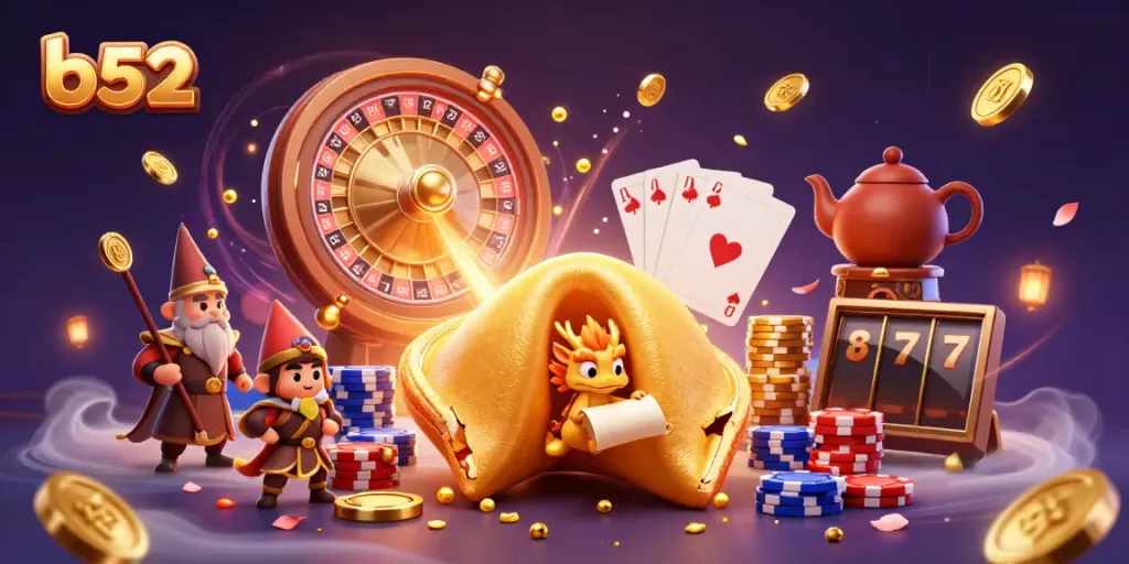 Experience thrilling gambling action at b52 with vibrant casino games and enchanting characters.