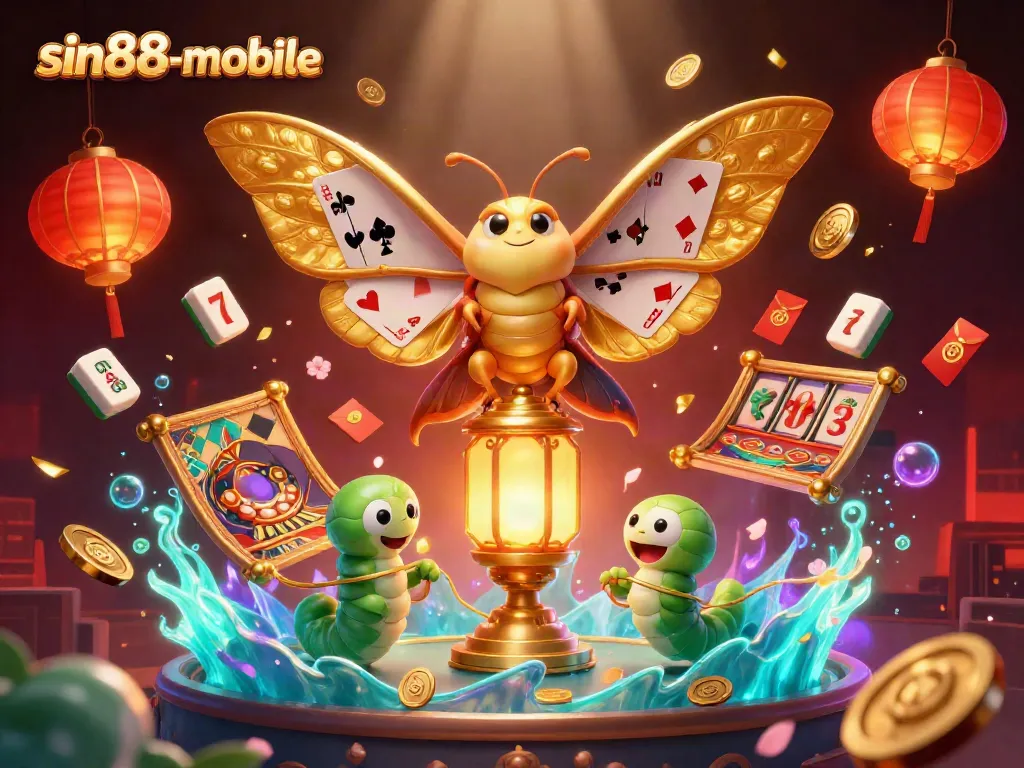 Play thrilling games like sin88-mobile with captivating visuals of colorful characters and casino elements.