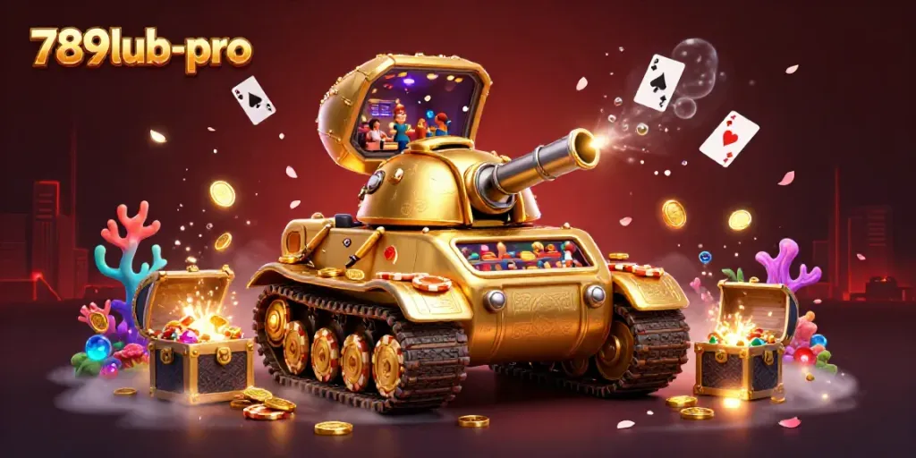 Play exciting casino games within the 789lub-pro golden beetle tank illustration.