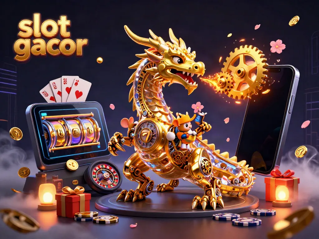 Engage with the exciting slot gacor world featuring a magical dragon and dynamic game elements.