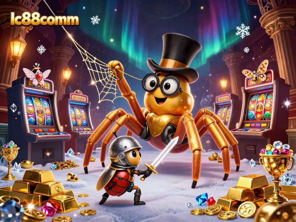 Engage with exciting gaming adventures at lc88comm, featuring vibrant slot machines and dynamic characters.